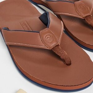 Hari Mari the Clipper Men's Brown Casual Flip Flop Sandals Size 11